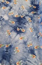 Kék apró virágos flokon